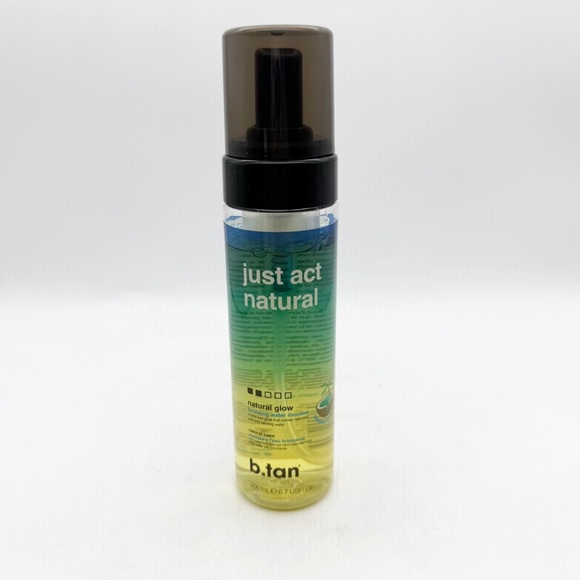 NEW b.tan Just Act Natural Bronzing Water Mousse Natural Glow Tanning Water - Picture 1 of 3